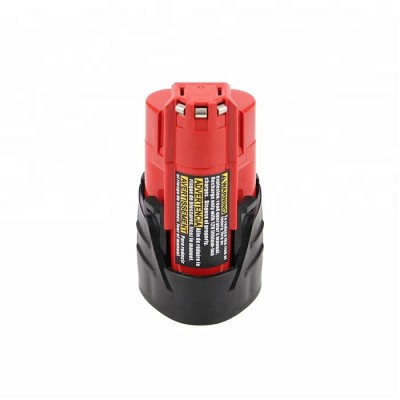 12V 1.3-3.0Ah XC Extended RedLithium-ion battery For Milwaukee Li-ion cordless drill Wrench 48-11-2440 48-11-2402 48-11-2460